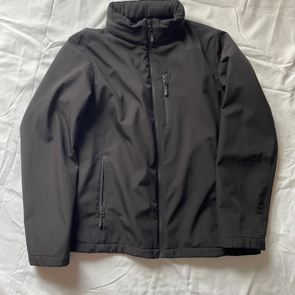 GH Bass & Co Men’s Black Hooded Soft Shell Jacket | Size Large - Picture 9 of 14